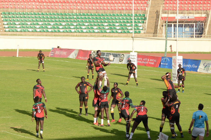 Action from the Kenya U20 versus Uganda match played on April 9,2022. PHOTO/Peter Mulemi