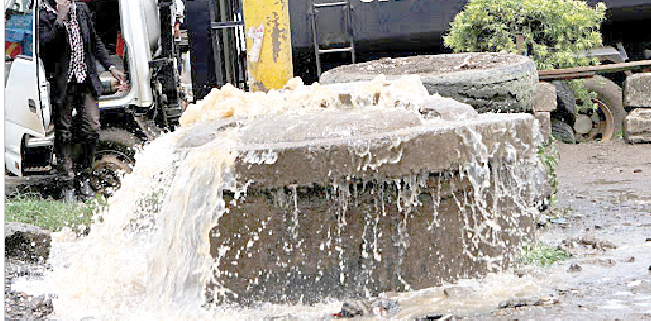 Kiambu landlords discharging raw sewers risk Ksh4m fine, jail time