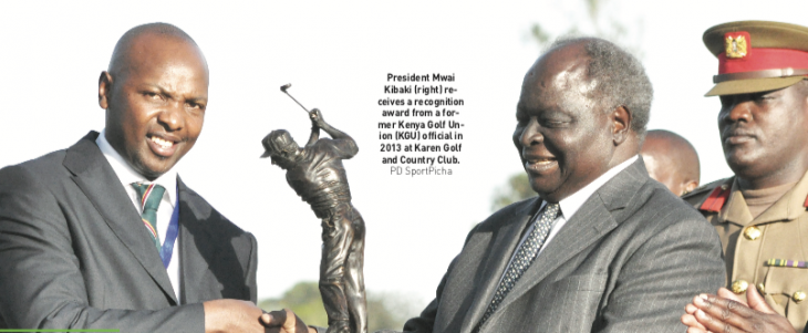 Golfers mourn Kibaki