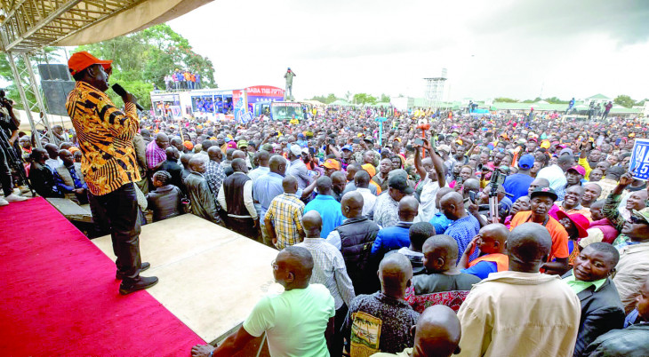 Raila returns to Western in quest to reclaim lost ground