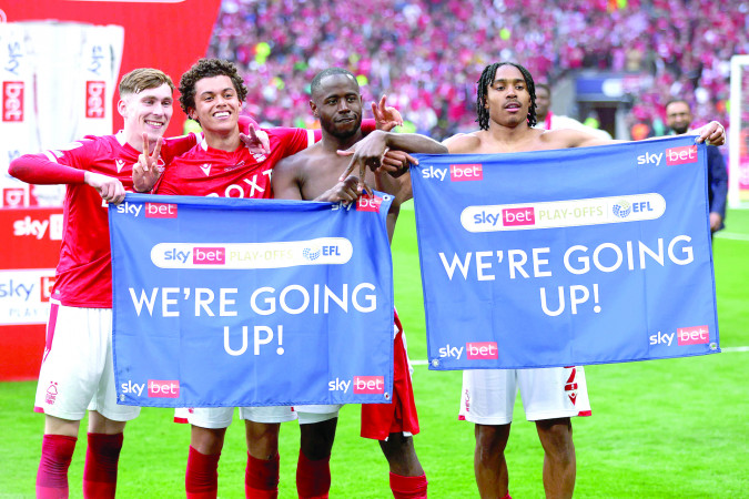 Nottingham Forest returns to Premier League after 23 yrs