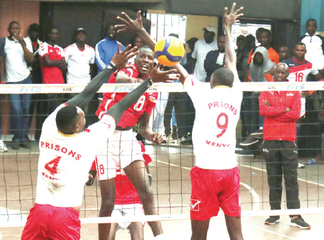 KPA disarm officers to lead volleyball standings 