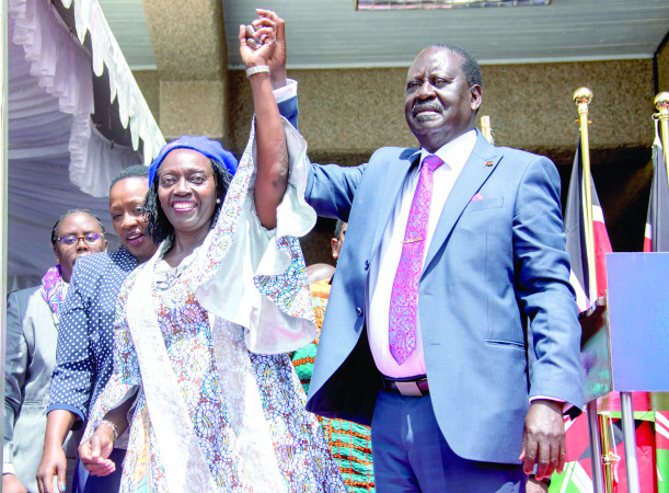 Raila settles on Karua for Deputy President’s perch