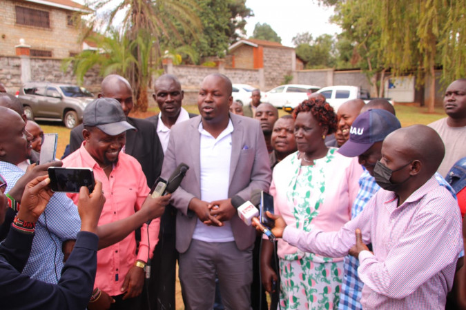 Trans Nzoia gubernatorial candidate Jim Nduruchi’s running mate joins Natembeya’s camp