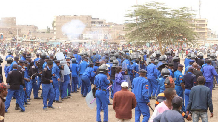Chaos at Ruto’s Jacaranda event as convener Francis Mureithi is stoned