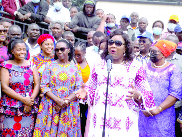 Karua whisked to safety as Kisii rally turns chaotic