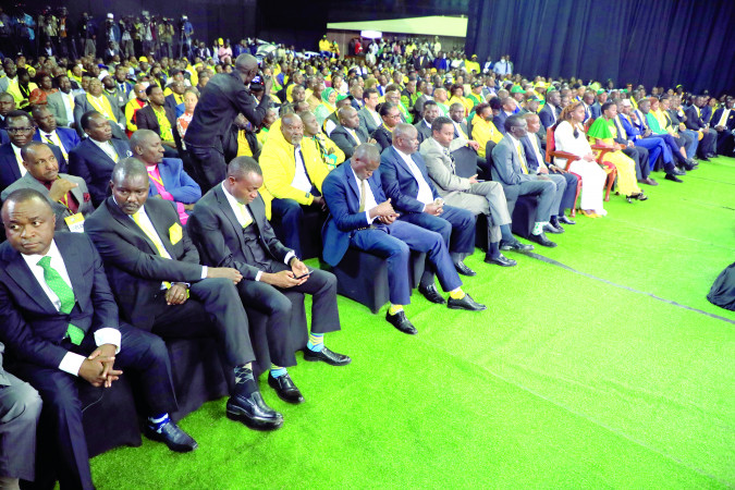 Guests at the Kenya Kwanza manifesto launch at the Kasarani Gymnasium yesterday. PD/John Ochieng