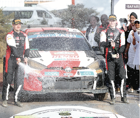 Rovanpera wins WRC Safari Rally