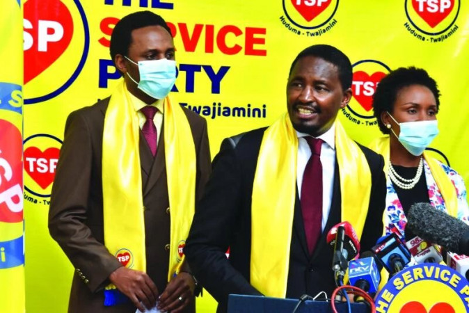 The Service Party (TSP) leader Mwangi Kiunjuri at a past press conference. PHOTO/Courtesy