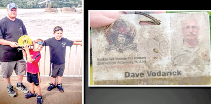 Helmet lost by firefighter found three years later, 422 miles away
