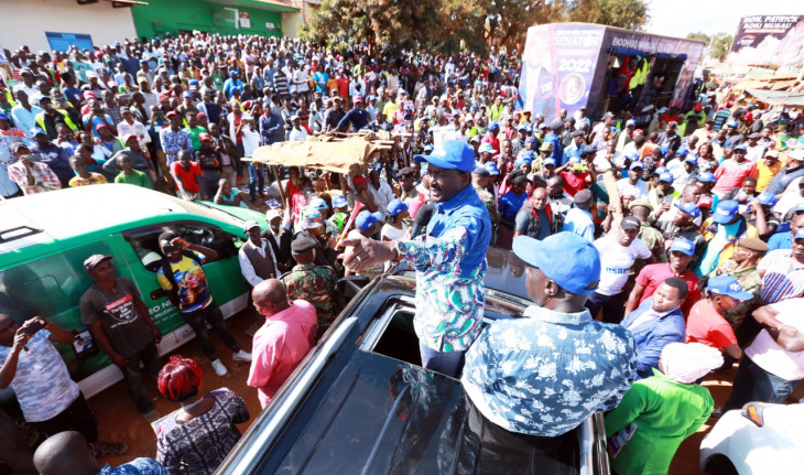 Kalonzo heckled in his home county of Kitui, forced to cut short address