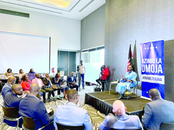 Azimio will build on Uhuru legacy if it wins, says Karua