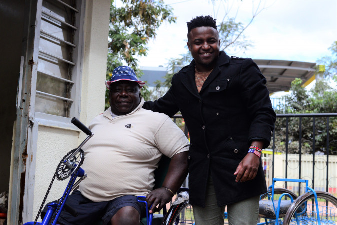 Paralympian Alex Otieno receives new wheelchair  from former athlete