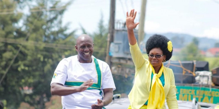 Beatrice Kemei at a past rally. PHOTO/Courtesy