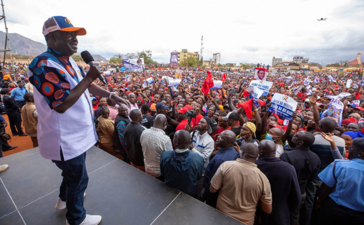 State House race: Raila heads to Kwale after Uhuru campaigned for him in Nairobi