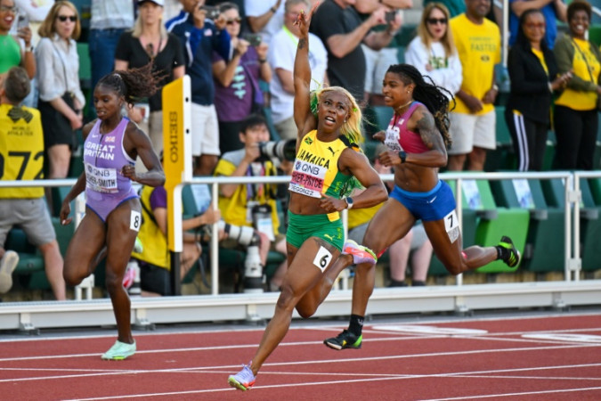 Oregon 2022: Fraser-Pryce wins 5th World 100m title in Jamaican 1,2,3