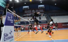 Malkia Strikers' first friendly match with Osasco Volleyball Club