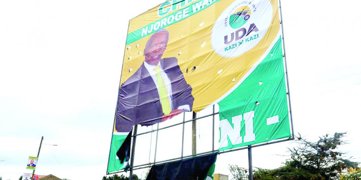 Campaign poster vandals cautioned