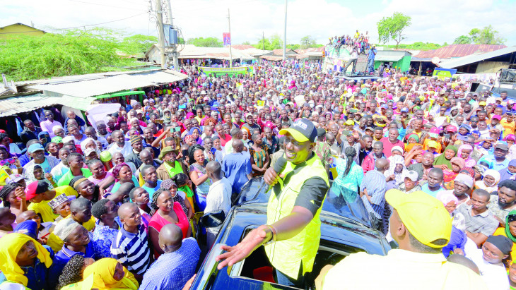 Ruto pitches camp in coastal counties, offers to solve historic land issues