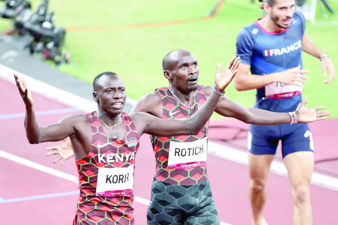 Kenyan quartet storm into semis