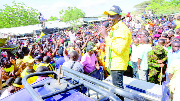 Ruto chides Raila on manual voter register