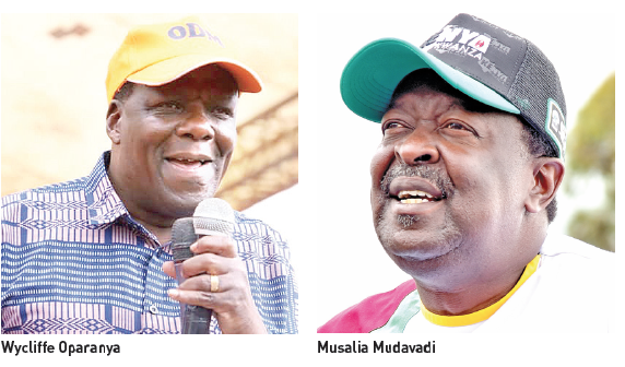 Mudavadi, Oparanya in fierce fight for Western