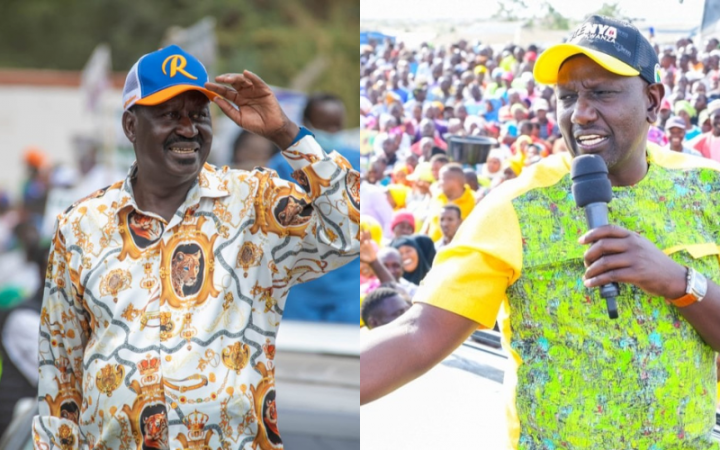 Raila hits out at Ruto over outbursts, says unfit to hold office