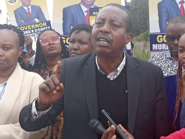 Murang’a governor aspirant Moses Mwangi cries foul over ‘malicious propaganda’