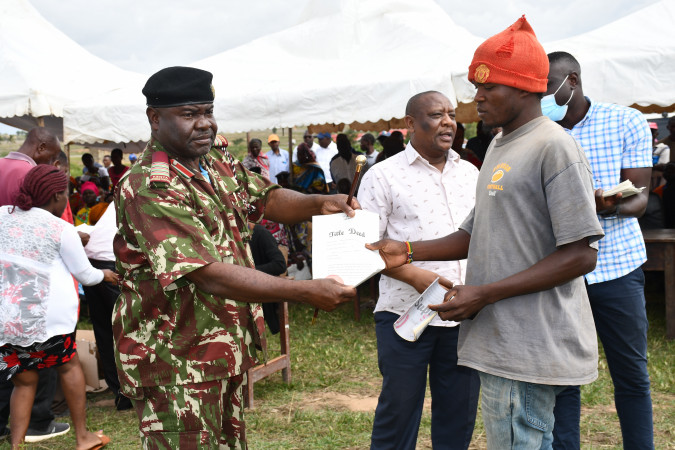 Kilifi residents get titles, bid land rows bye