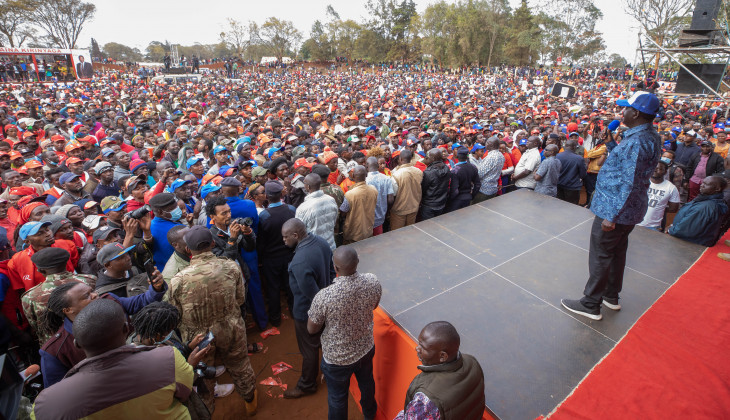 Raila blasts DP over ownership of Laikipia ADC land
