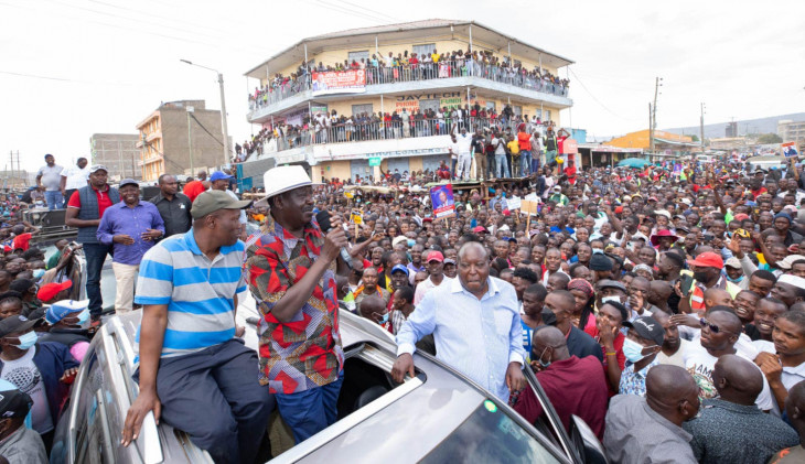 Kenyans behaving commendably in campaigns