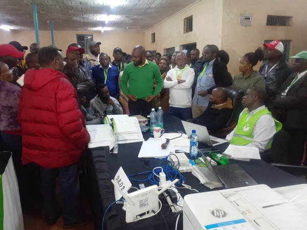 Standoff at Gatundu South tallying centre as RO proposes to suspend exercise