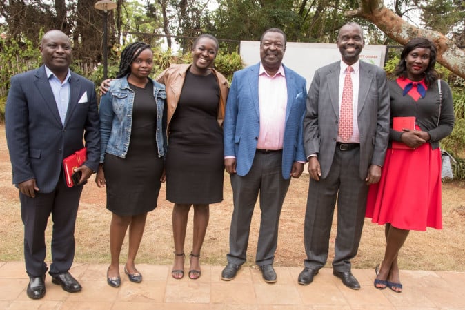 Nicholas Gumbo meets Kenya Kwanza Alliance Principal Musalia Mudavadi in Nairobi. PHOTO/ANC/Facebook