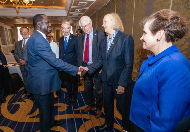 Raila, Karua meet US congressional delegation