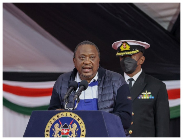 President Uhuru Kenyatta at a past function.