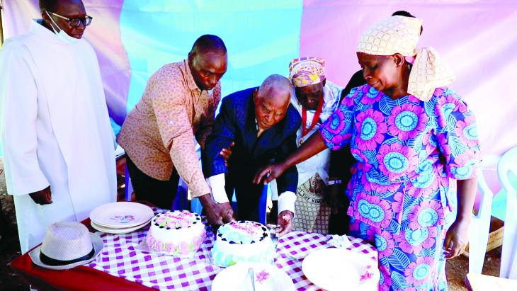 Gatundu elderly couple hold mass to celebrate over a century of living