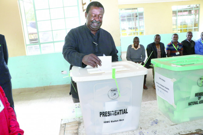 Mudavadi: Biometric voter identification superior to manual