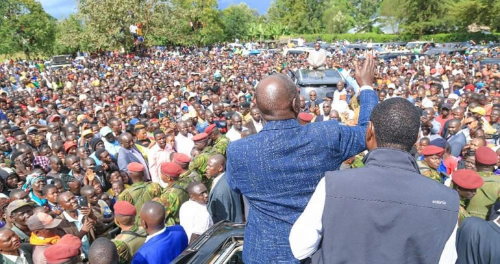 Ruto brings Bungoma town to a standstill in thanksgiving event