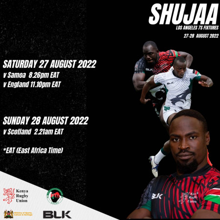 Kenya Sevens playing schedule. PHOTO/KRU Media.