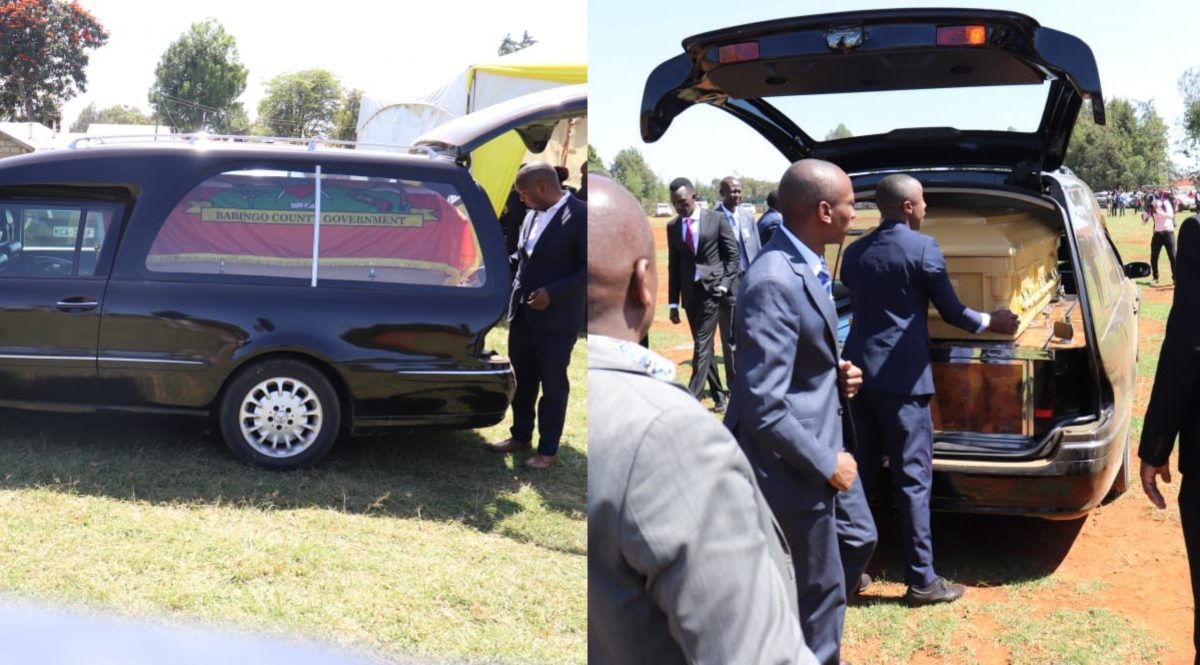 Funeral service for Baringo Deputy Governor Kipng’ok ongoing