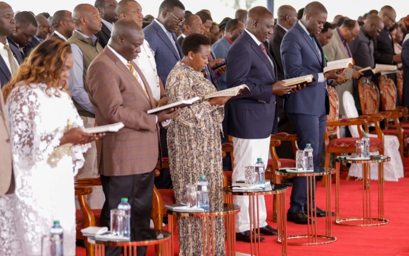 Ruto asks 40 preachers to anoint State House