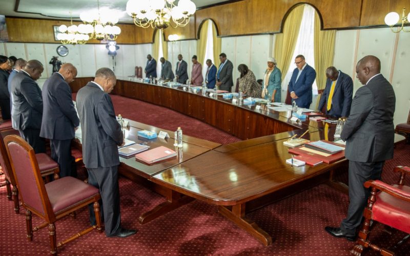 Matiang'i, Mucheru, Munya present as Ruto chairs his first Cabinet meeting