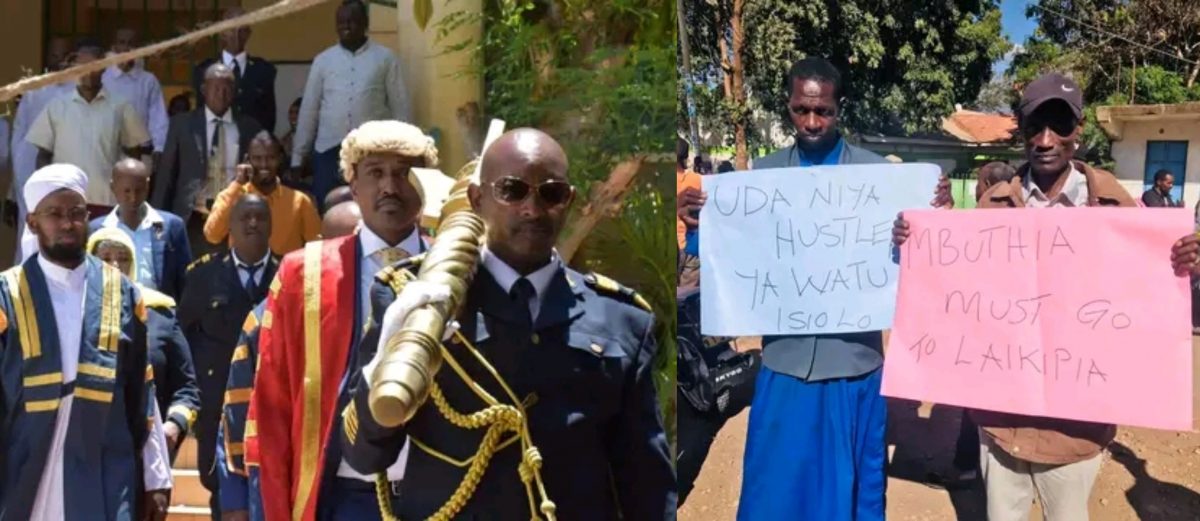 All Isiolo MCAs sworn in despite protests by UDA supporters