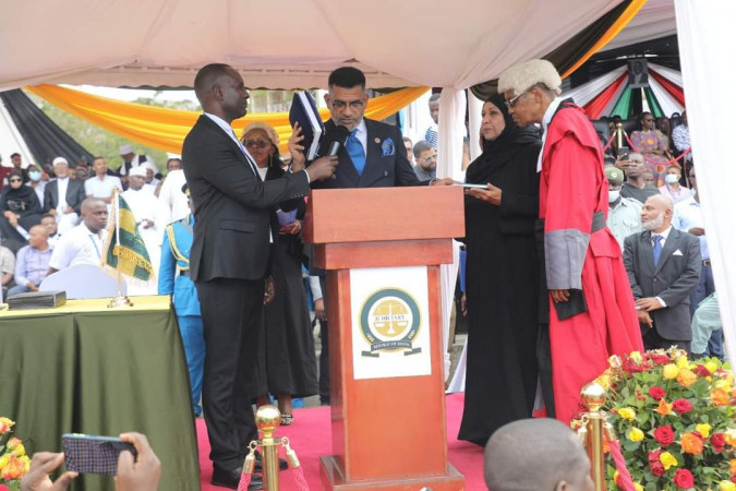 Abdulswamad Nassir sworn in as Mombasa governor