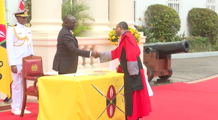 Maraga attends swearing-in of 6 judges as Ruto pledges to support Judiciary