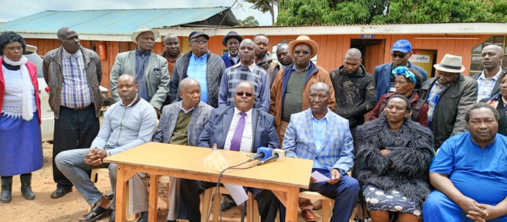 Nyeri elders pledge to support Ruto, Gachagua