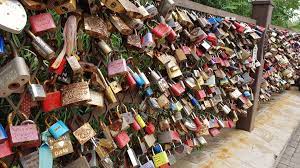 Of love locked with a padlock…