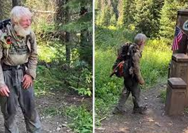 Man, 71, lauded after finishing 4,000km trail
