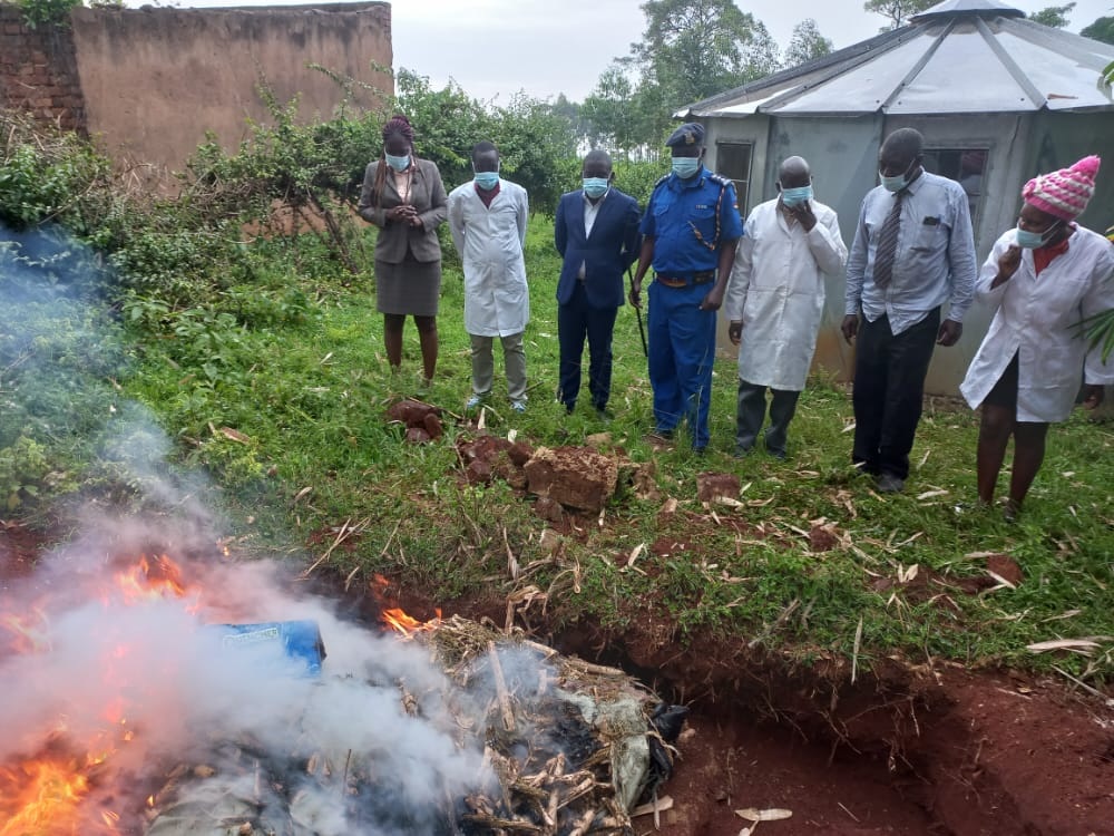 Police burn bhang worth Ksh1.5 million