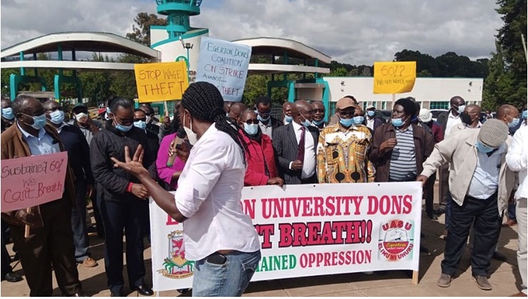 Egerton dons issue threats of new strike